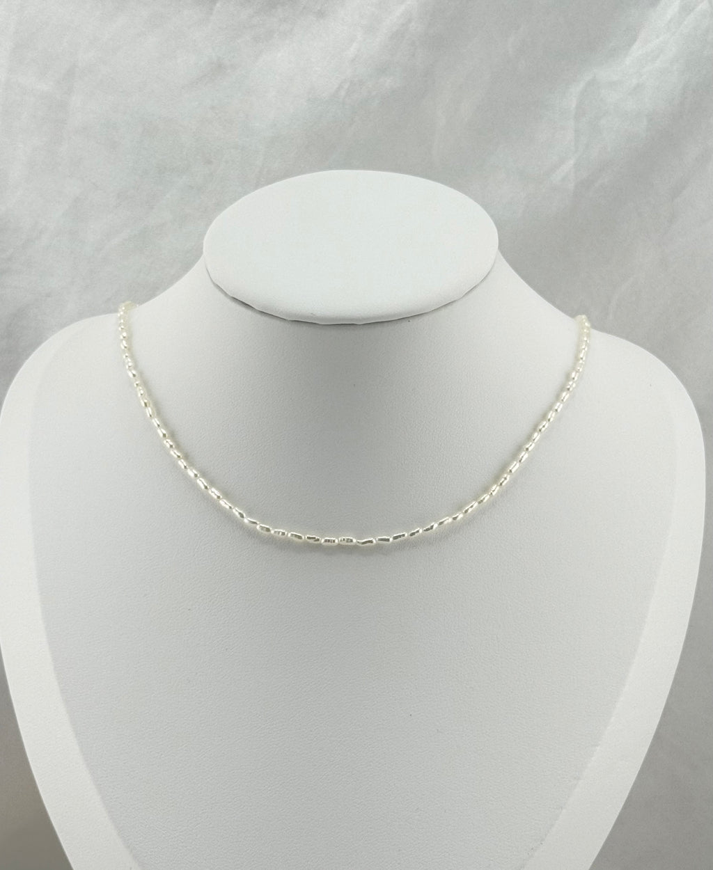 Halskette Süsswasserperlen - 2.5mm mini rice pearl good quality