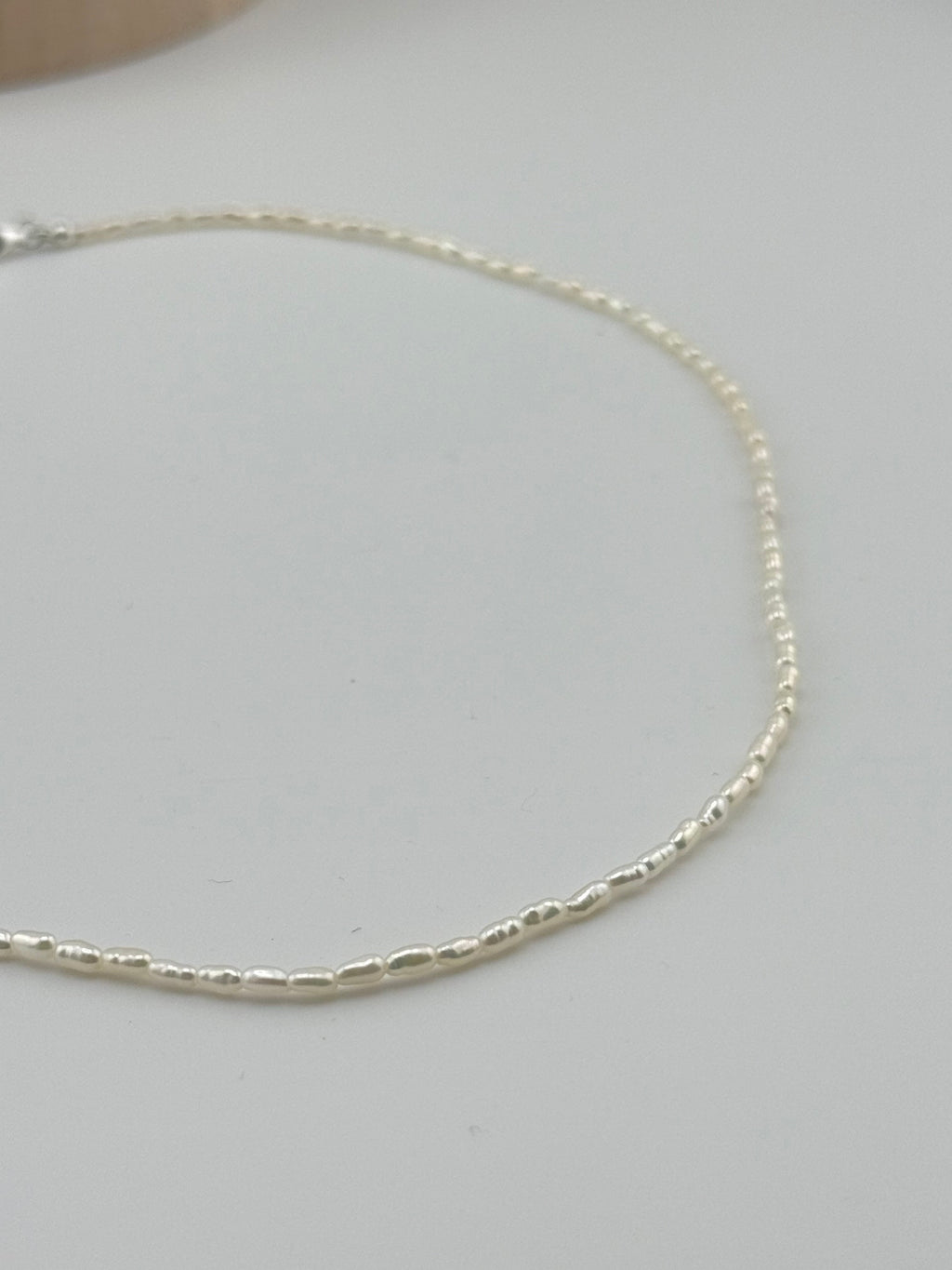 Halskette Süsswasserperlen - 2.5mm mini rice pearl good quality